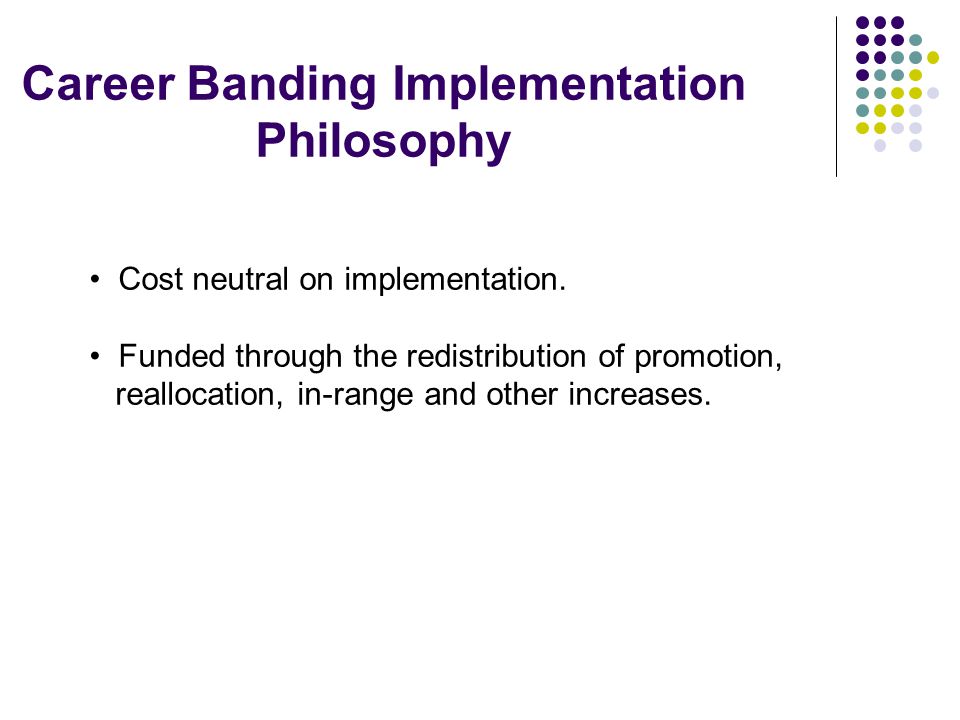 Career Banding Implementation Philosophy