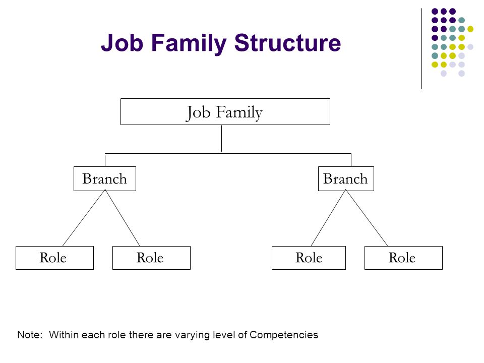 Job Family Structure Job Family Branch Branch Career Path Structure