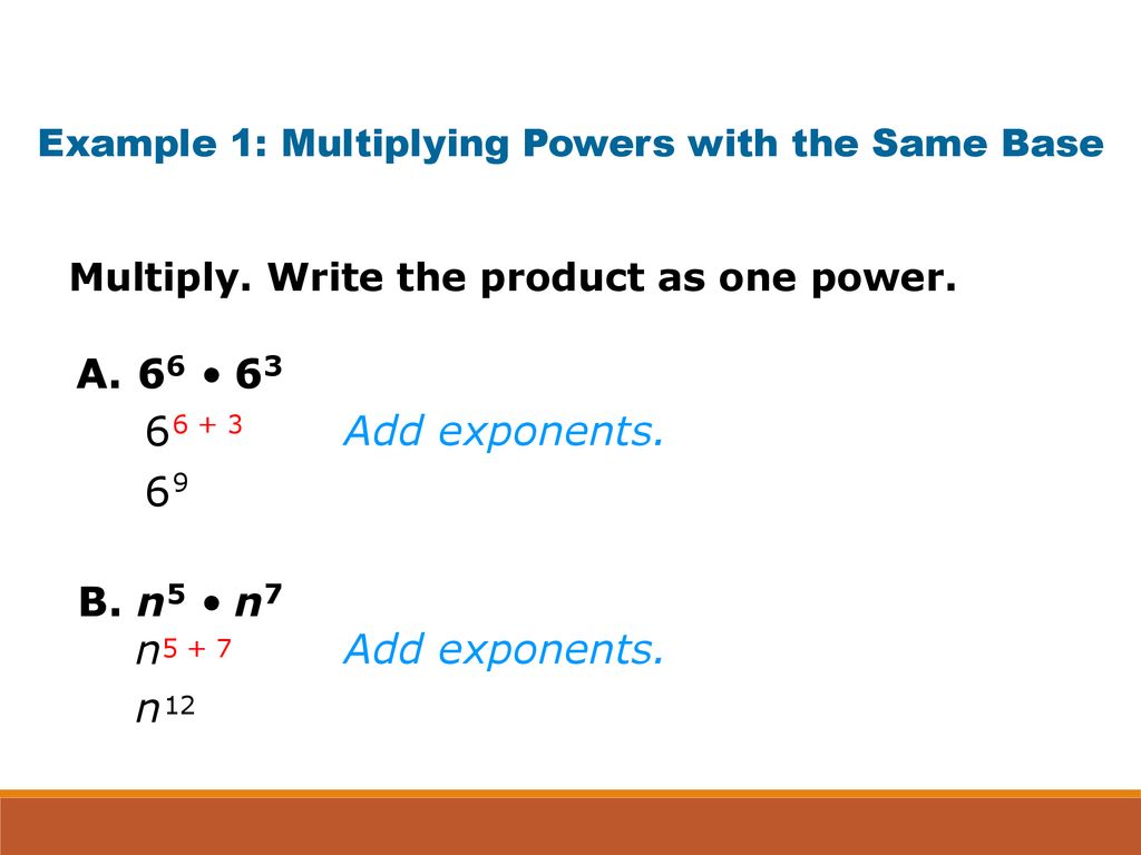 Learn to apply the properties of exponents. - ppt download
