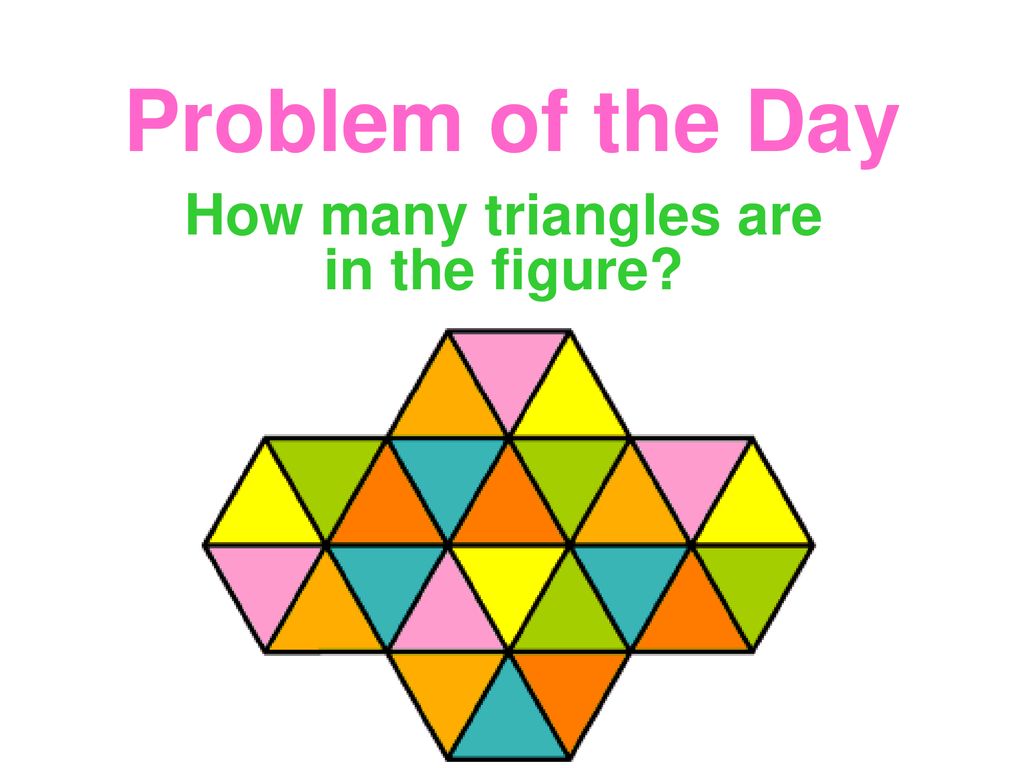 How many triangles are in the figure ppt download