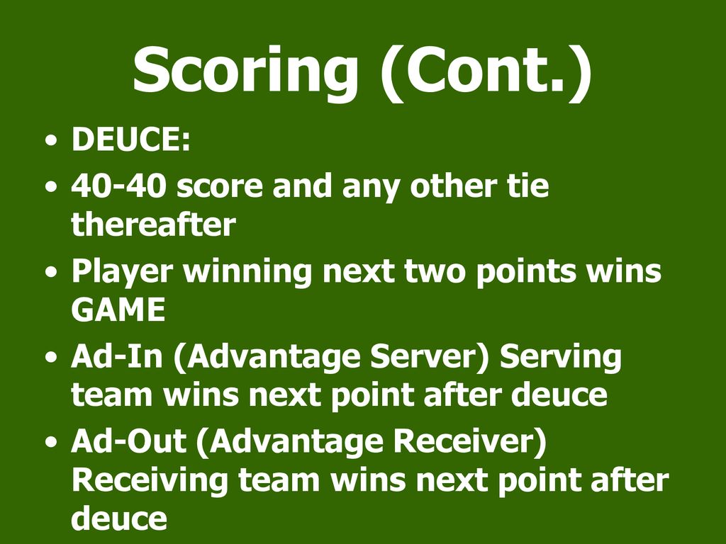 Tennis ppt download