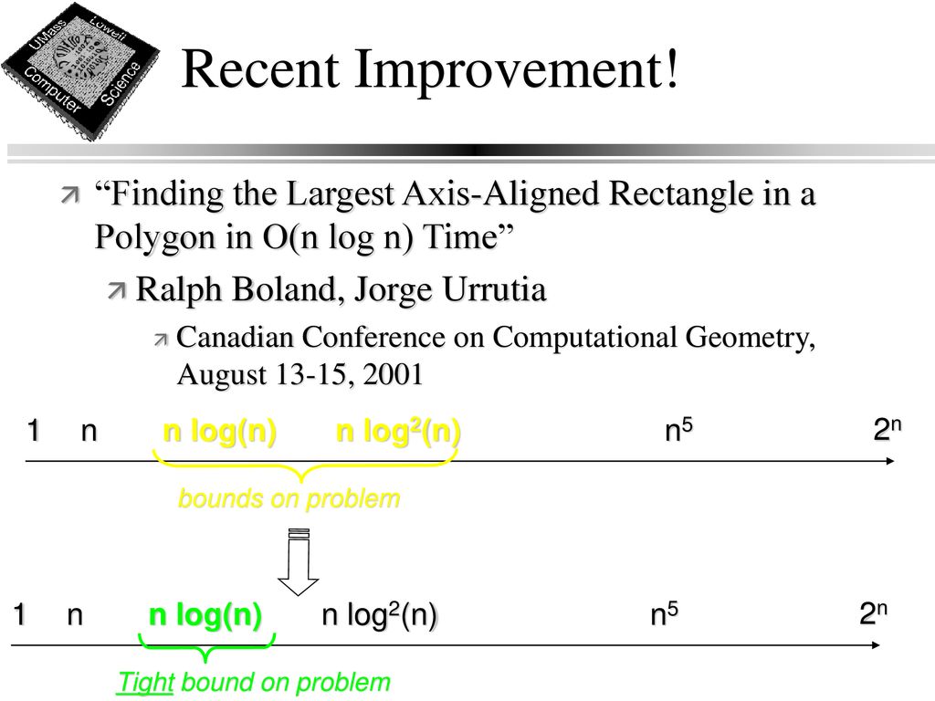 UMass Lowell Computer Science Analysis of Algorithms Prof - ppt download
