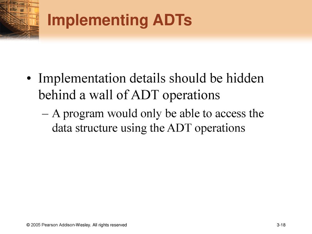 Data Abstraction: The Walls - ppt download