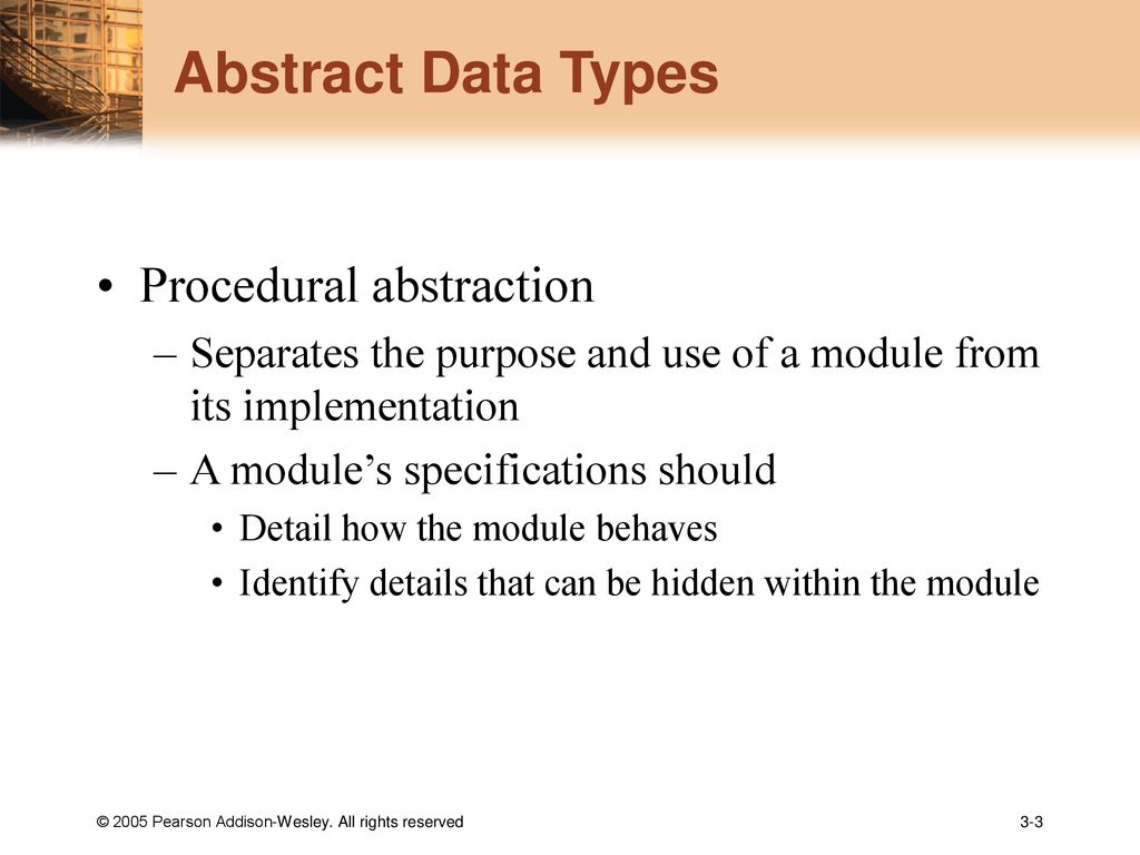 Data Abstraction: The Walls - ppt download