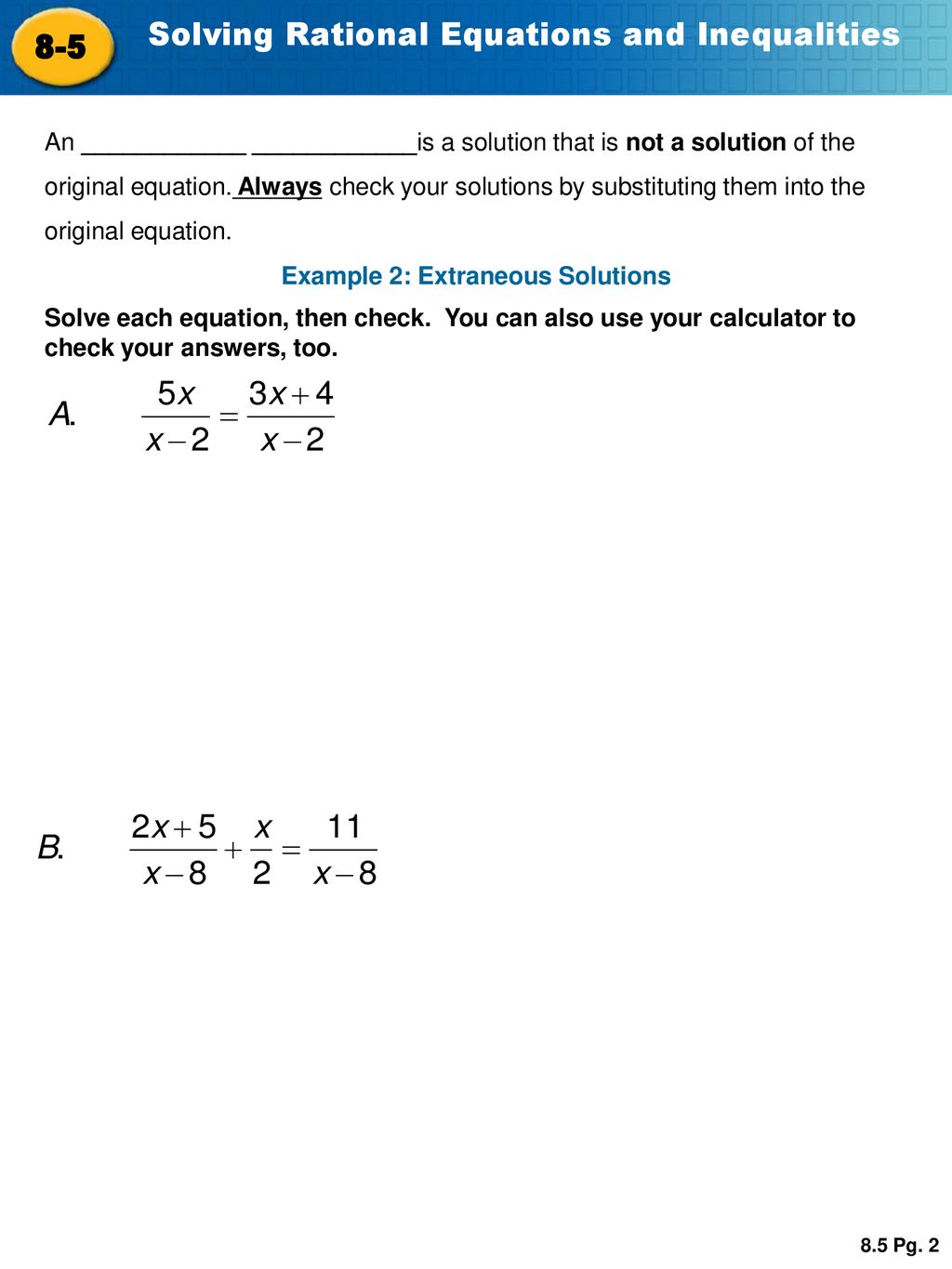 example-1-solving-rational-equations-ppt-download