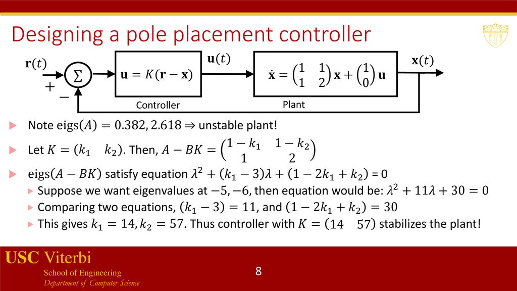 Autonomous Cyber Physical Systems Basics Of Control Ppt Download