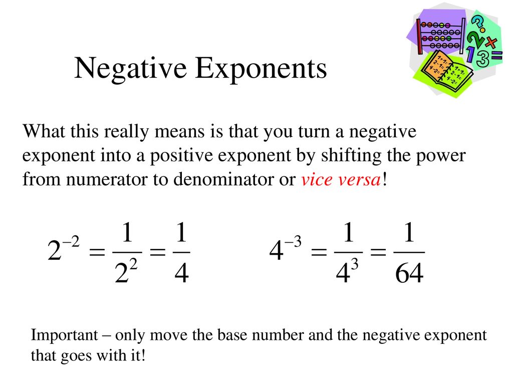 Zero and Negative Exponents - ppt download