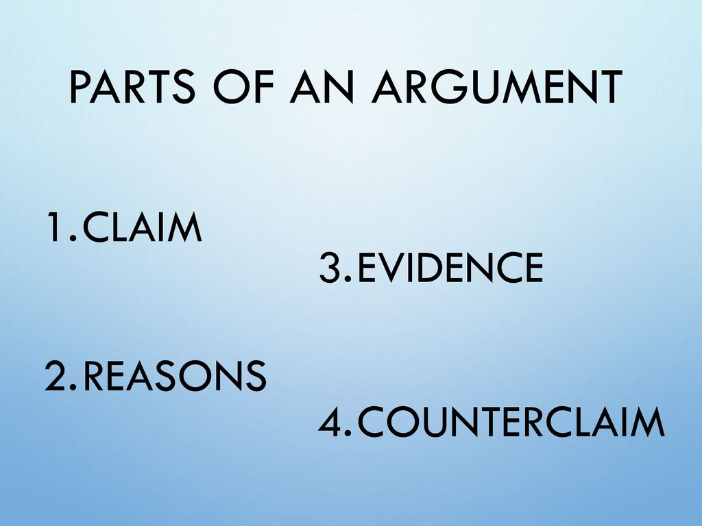 Argument Writing ppt download