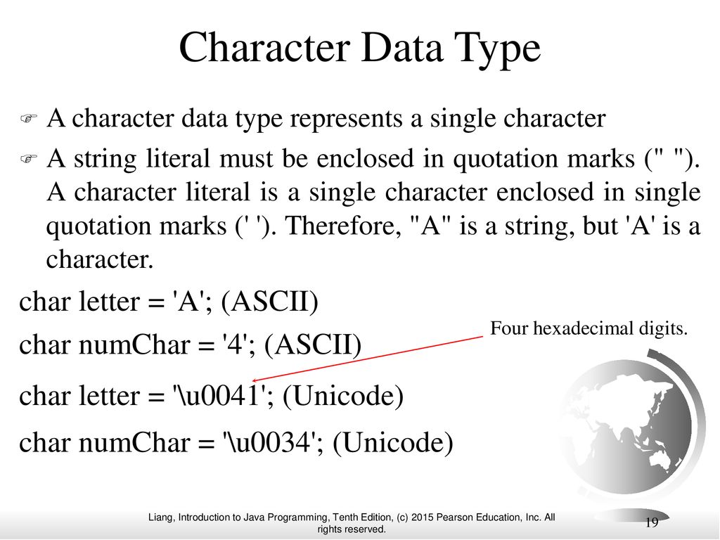 Chapter 4 Mathematical Functions, Characters, and Strings - ppt download