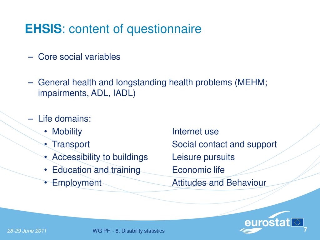 Item 8 - Disability statistics - ppt download