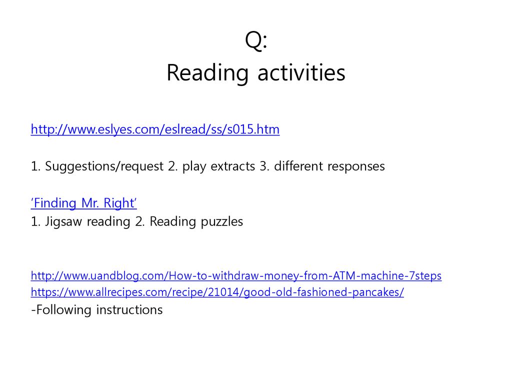 Chapter 7 Teaching reading - ppt download