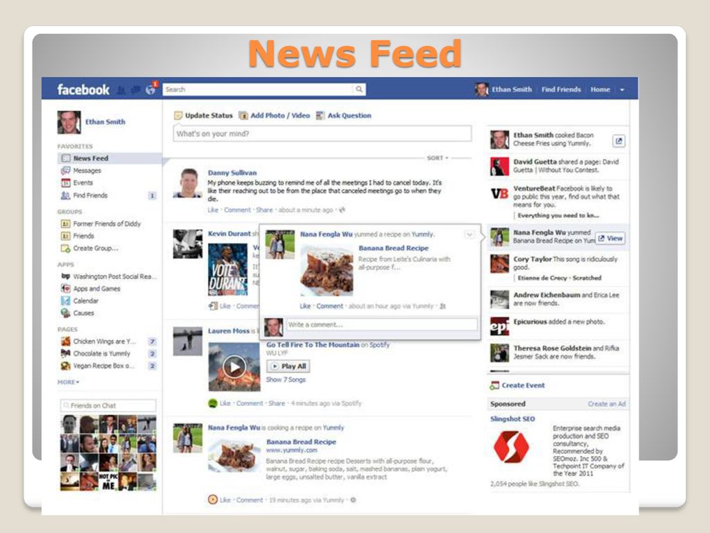 WHAT IS THE DIFFERENCE BETWEEN THE FACEBOOK NEWSFEED AND THE TIMELINE - ppt  download
