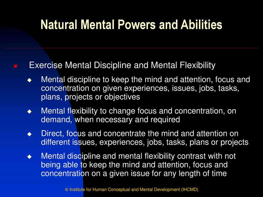 Natural Mental Powers and Abilities