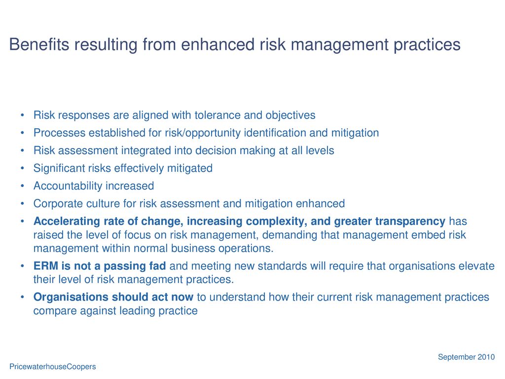 Risk management and the Board September ppt download