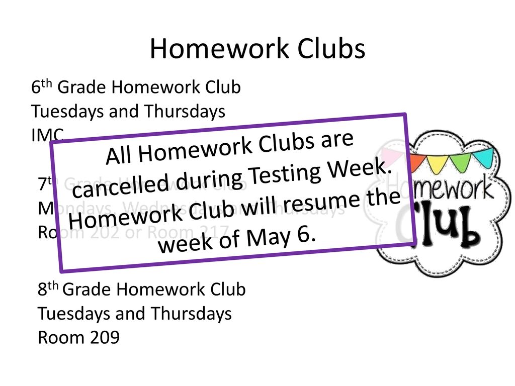 homework show cancelled