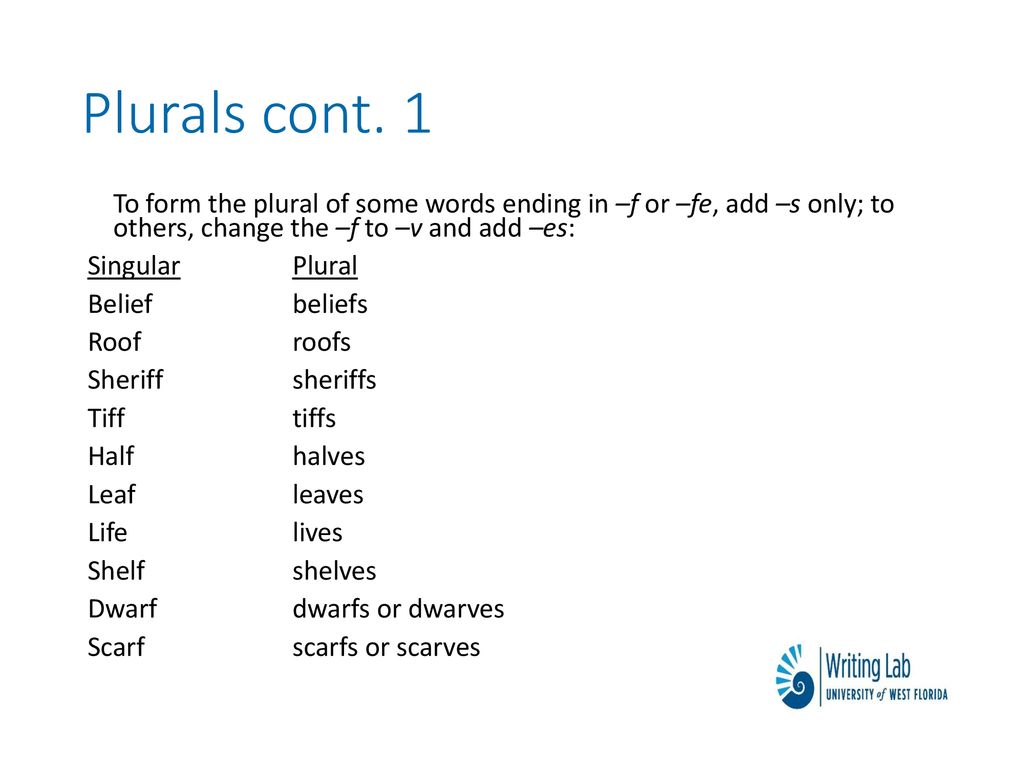 Singular And Plural Nouns Ppt Download
