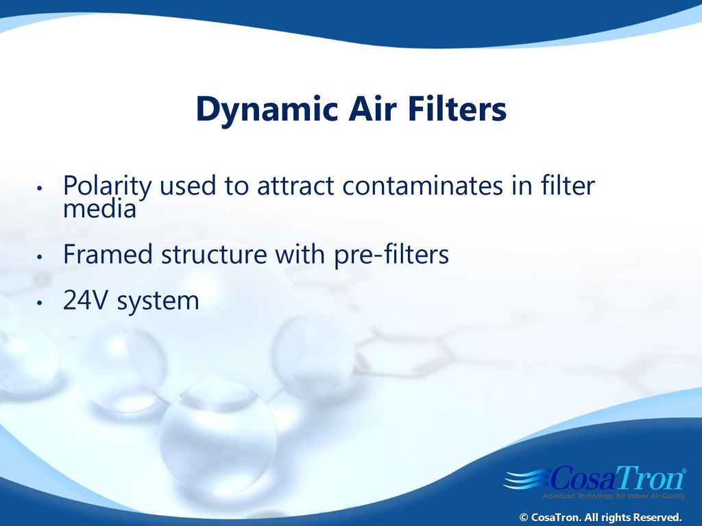 Cosatron Iaq Solution Reduction Of Outside Air Ppt Download