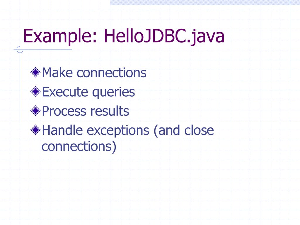 CS3220 Web and Internet Programming Database Access with JDBC - ppt ...