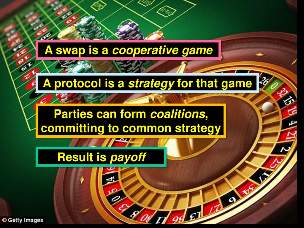 A swap is a cooperative game