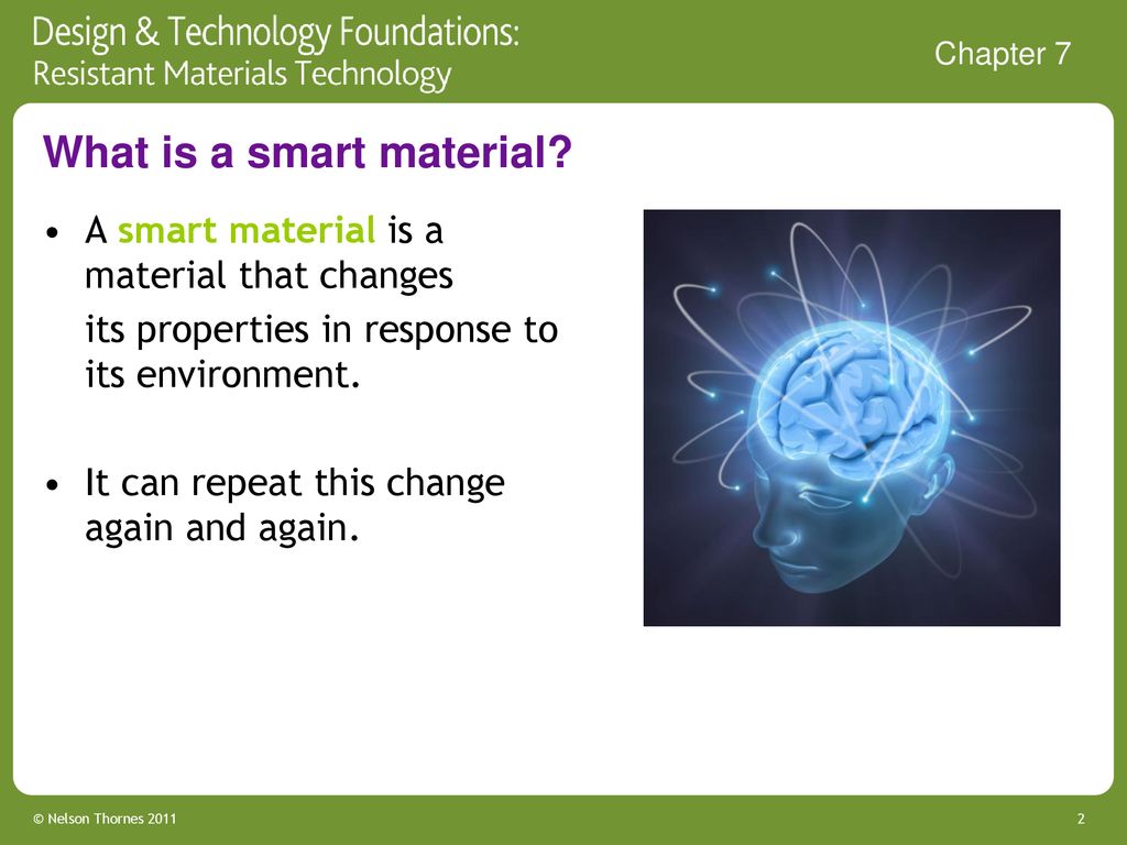 7.6 Smart materials © Nelson Thornes ppt download