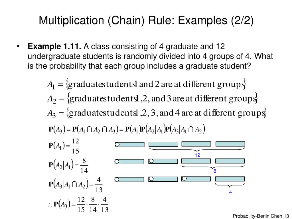 Multiplication (Chain) Rule: Examples (2/2)
