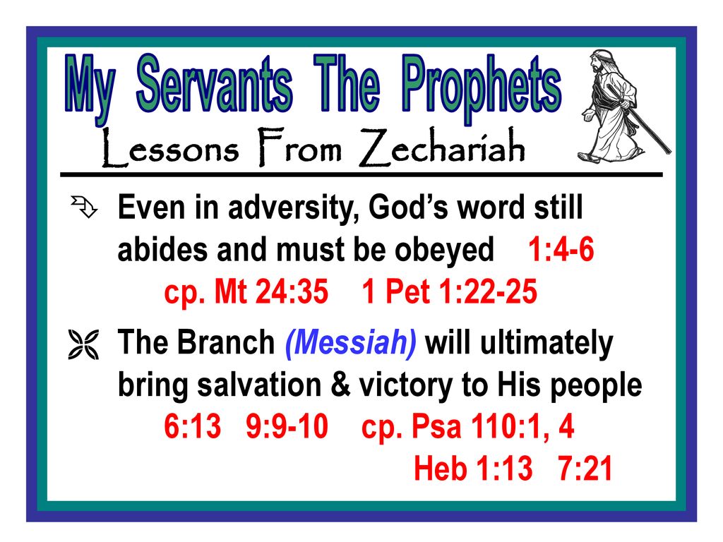 Lessons From Zechariah
