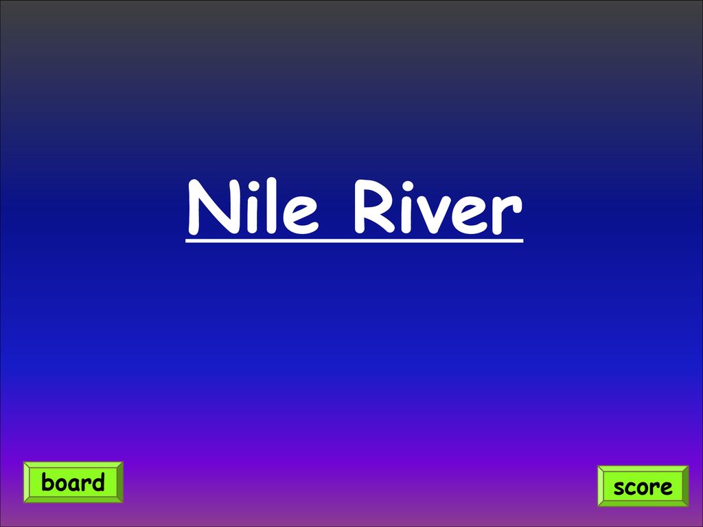 Nile River board score