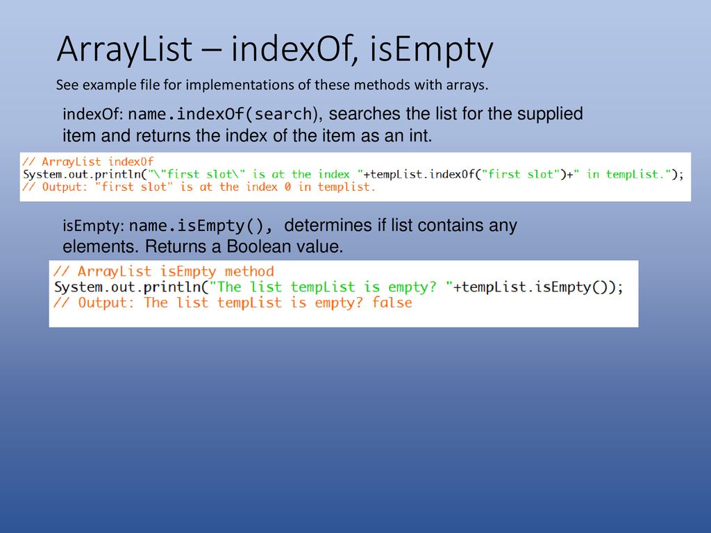Switch, Strings, and ArrayLists in Java - ppt download