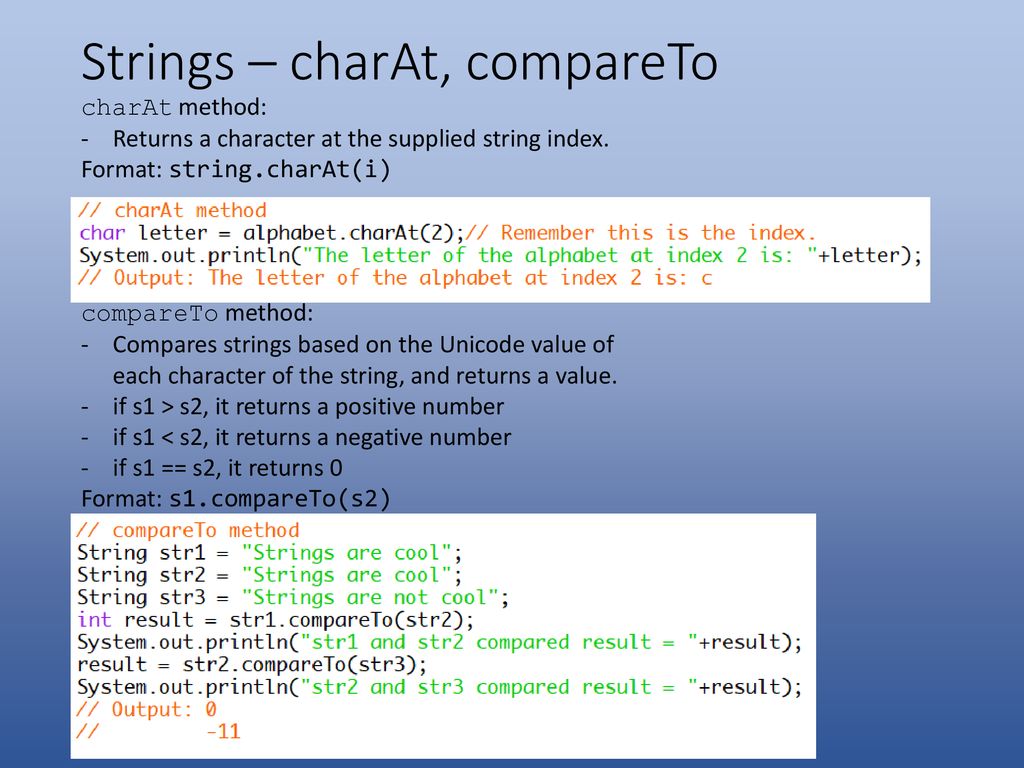 Switch, Strings, and ArrayLists in Java - ppt download
