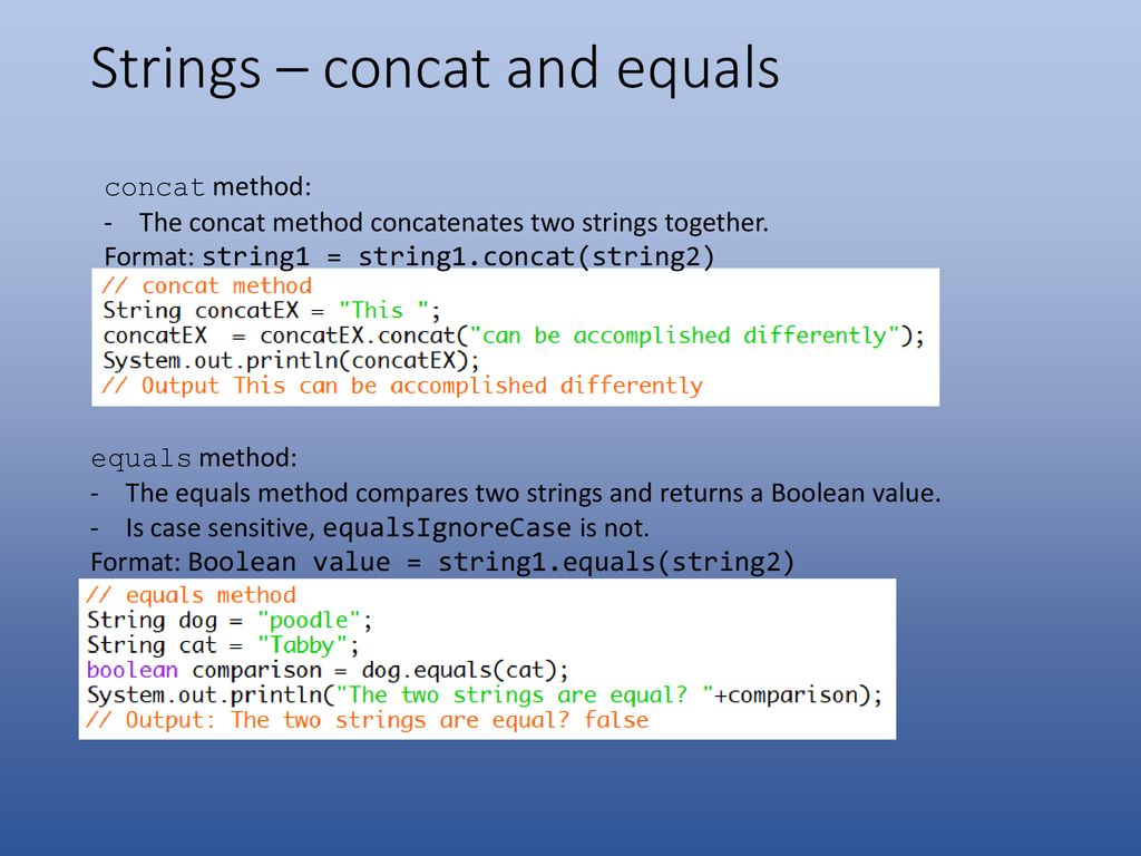 Switch, Strings, and ArrayLists in Java - ppt download