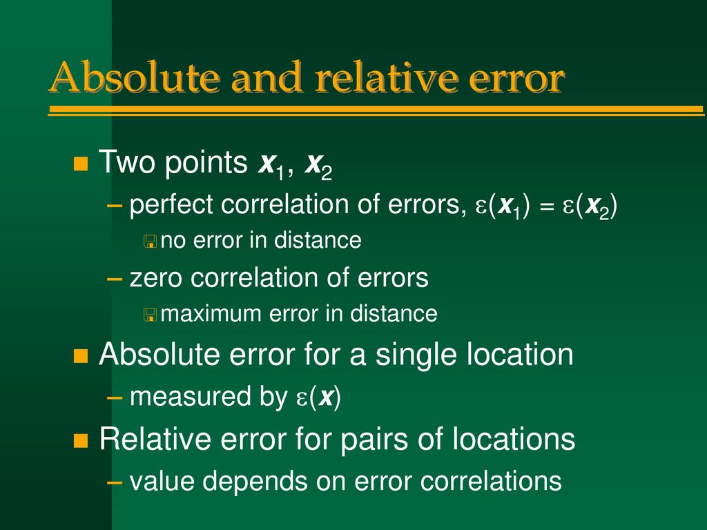 Measurement-Based GIS - ppt download