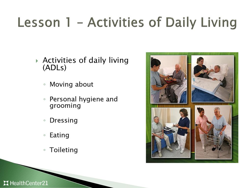 12 activities of living