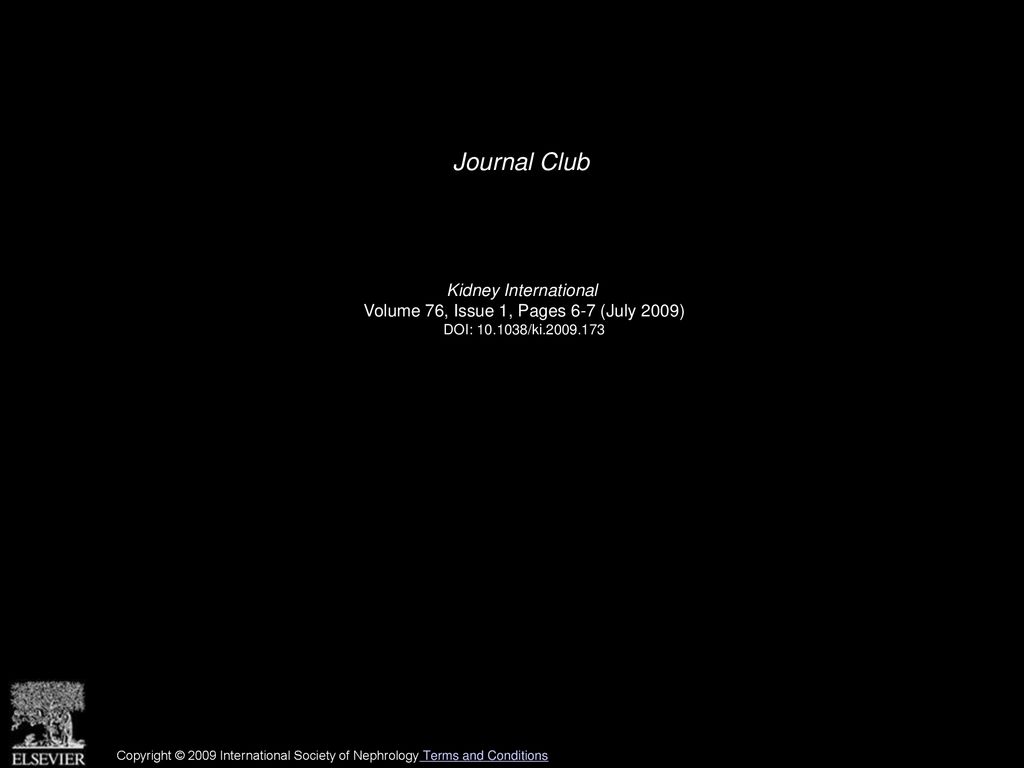 Volume 76, Issue 1, Pages 6-7 (July 2009) - ppt download