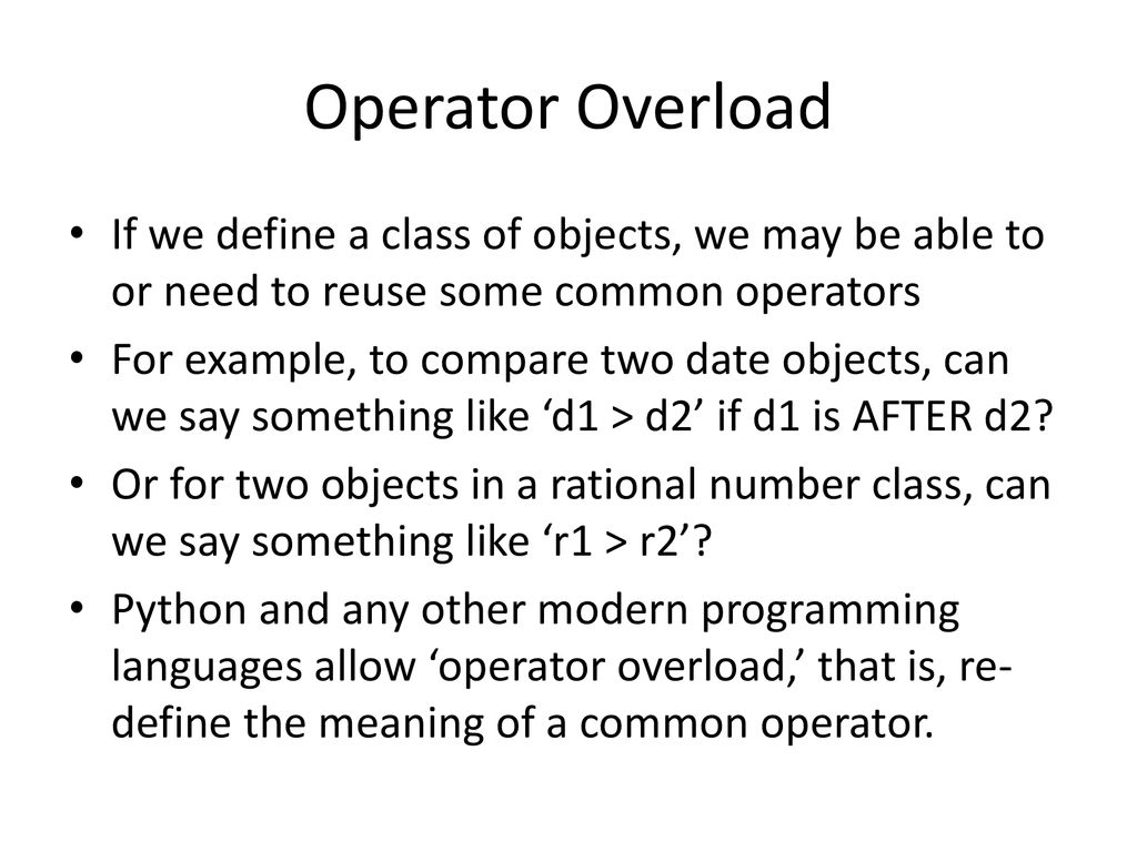 Introduction to Object-Oriented Programming (OOP) - ppt download