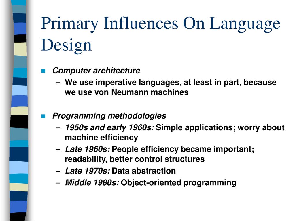 Reasons To Study Programming Languages - ppt download