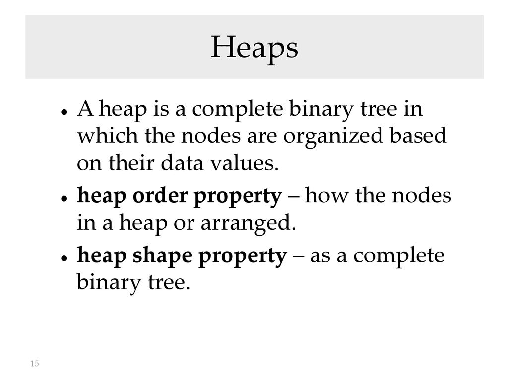 Binary Tree Application Build Expression Tree Heaps - ppt download