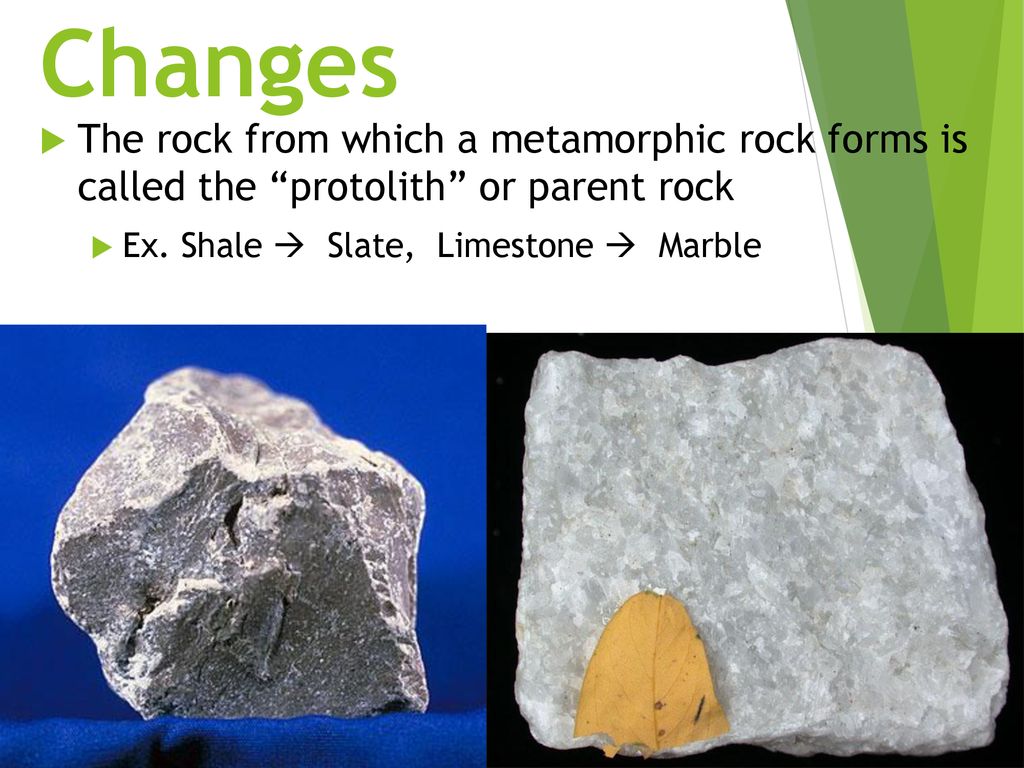 Changing Form Due To Heat And Or Pressure Ppt Download