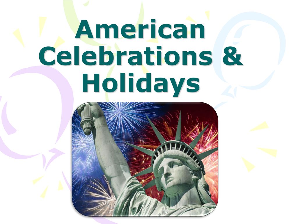 American holidays презентация