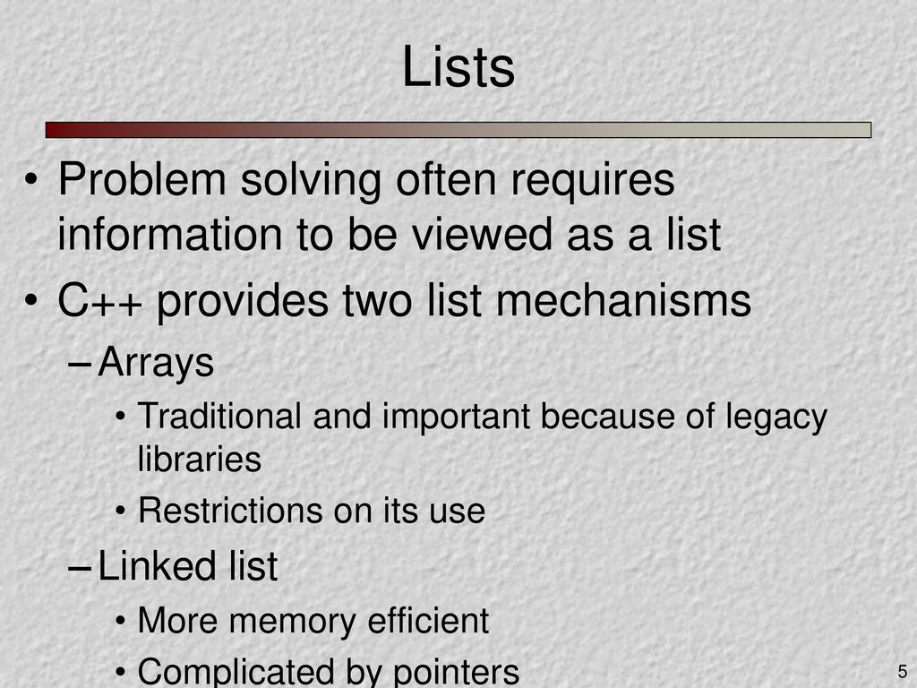 COMS 261 Computer Science I - ppt download
