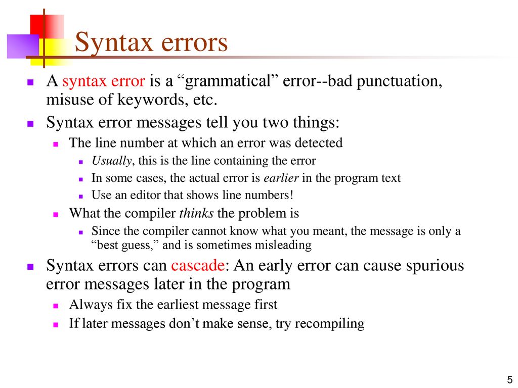 Error messages 3-Jun ppt download