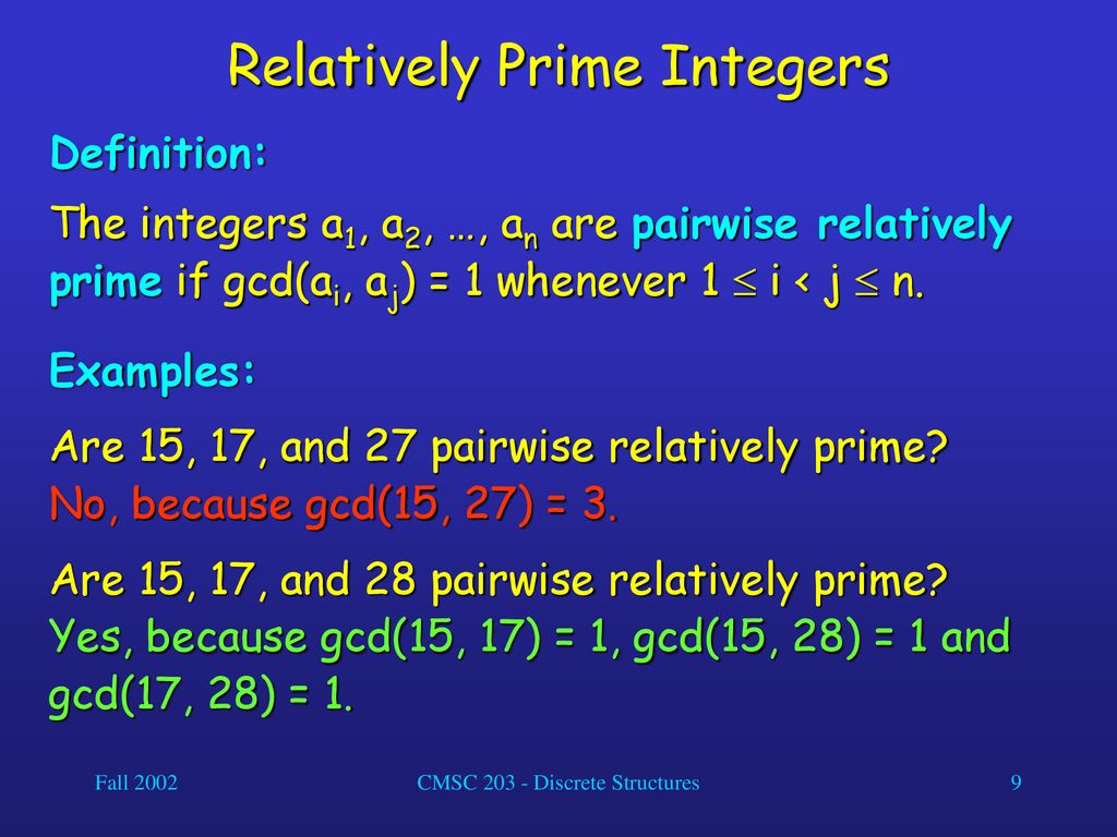 Number theory ppt download