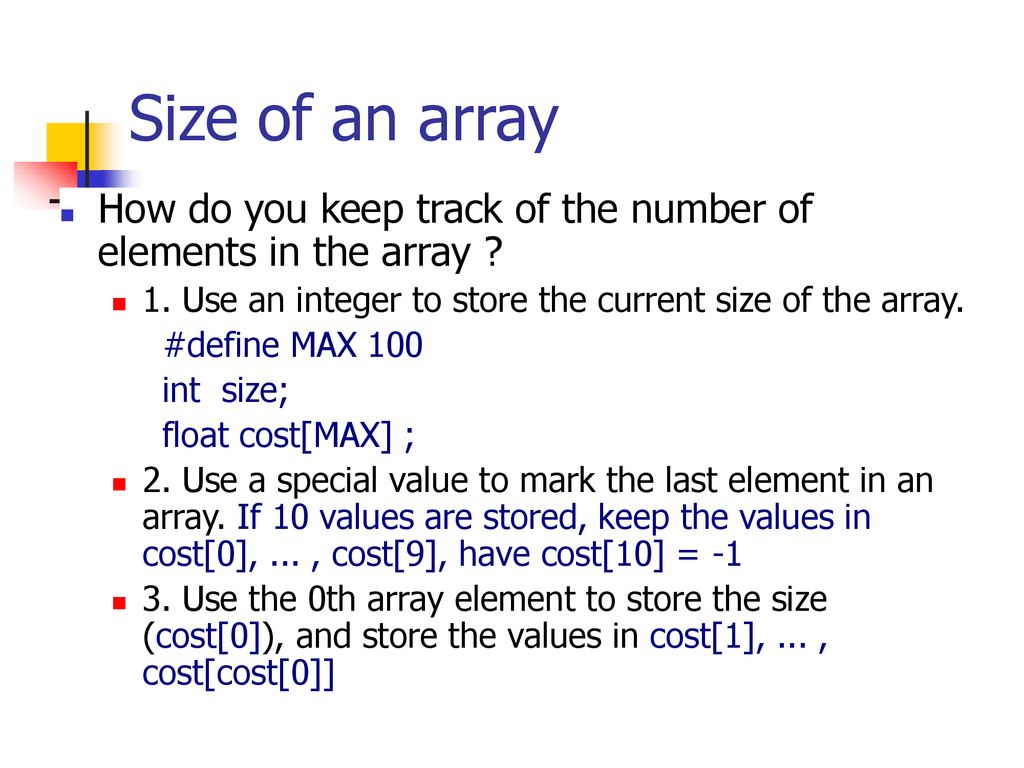 ARRAYS ppt download