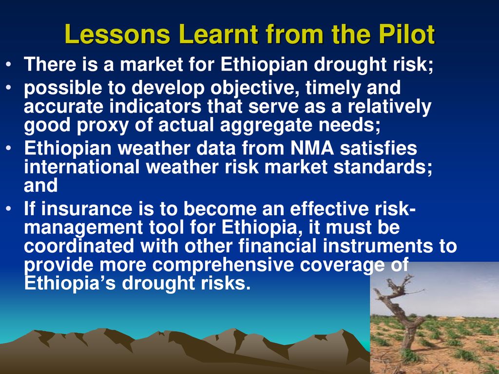 Drought Risk Management in Ethiopia – the big LEAP* - ppt download