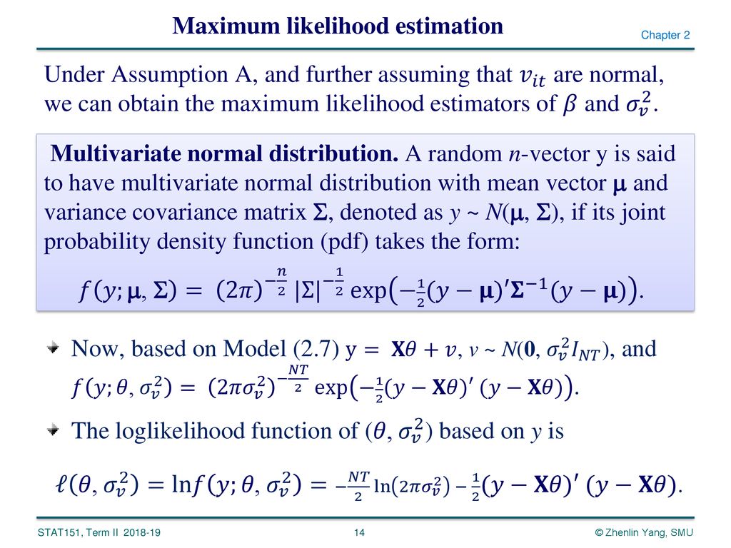 Chapter 2 Panel Data Models With One Way Effects Ppt Download