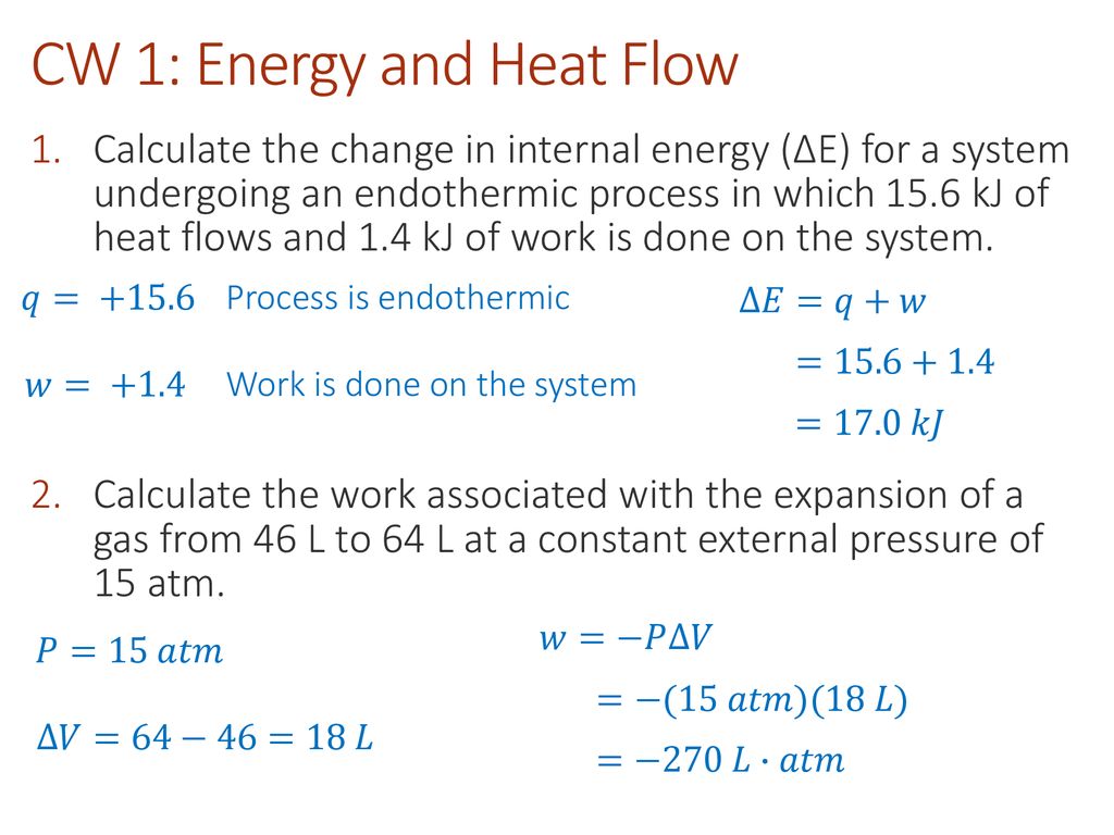 Thermochemistry And Thermodynamics Ppt Download