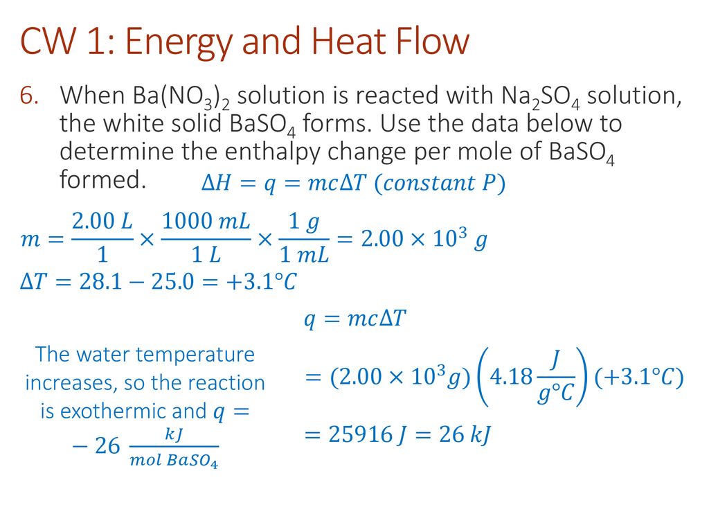 Thermochemistry And Thermodynamics Ppt Download