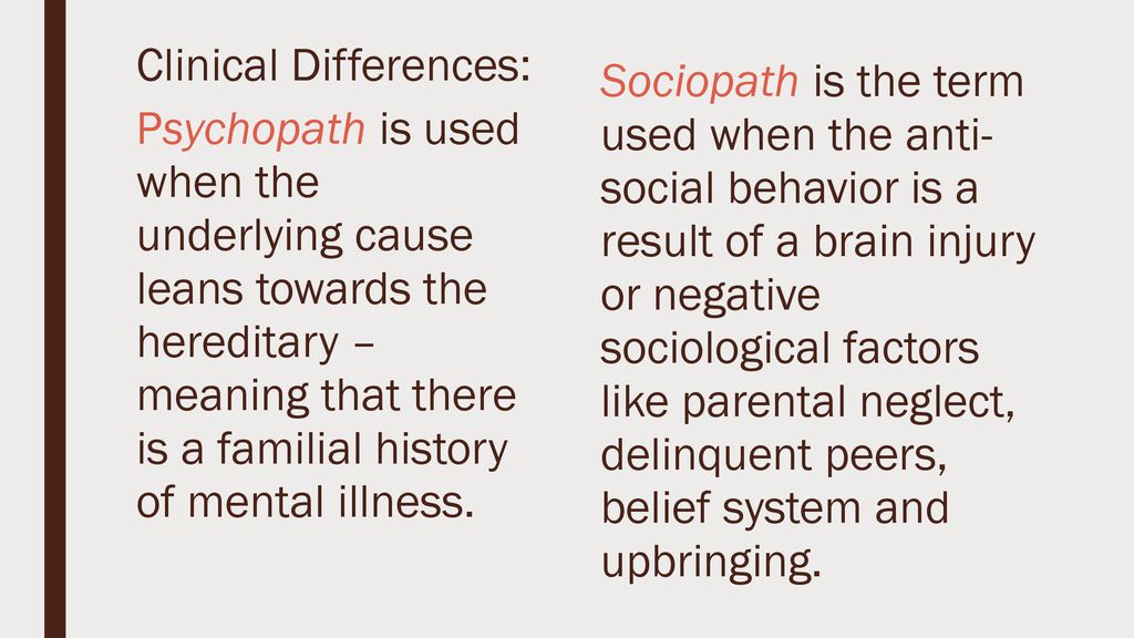 Sociopath meaning