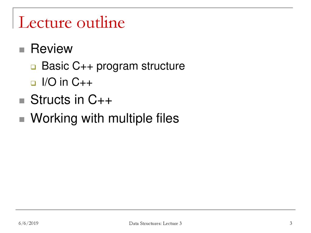 EECE.3220 Data Structures Instructor: Dr. Michael Geiger Spring ppt ...