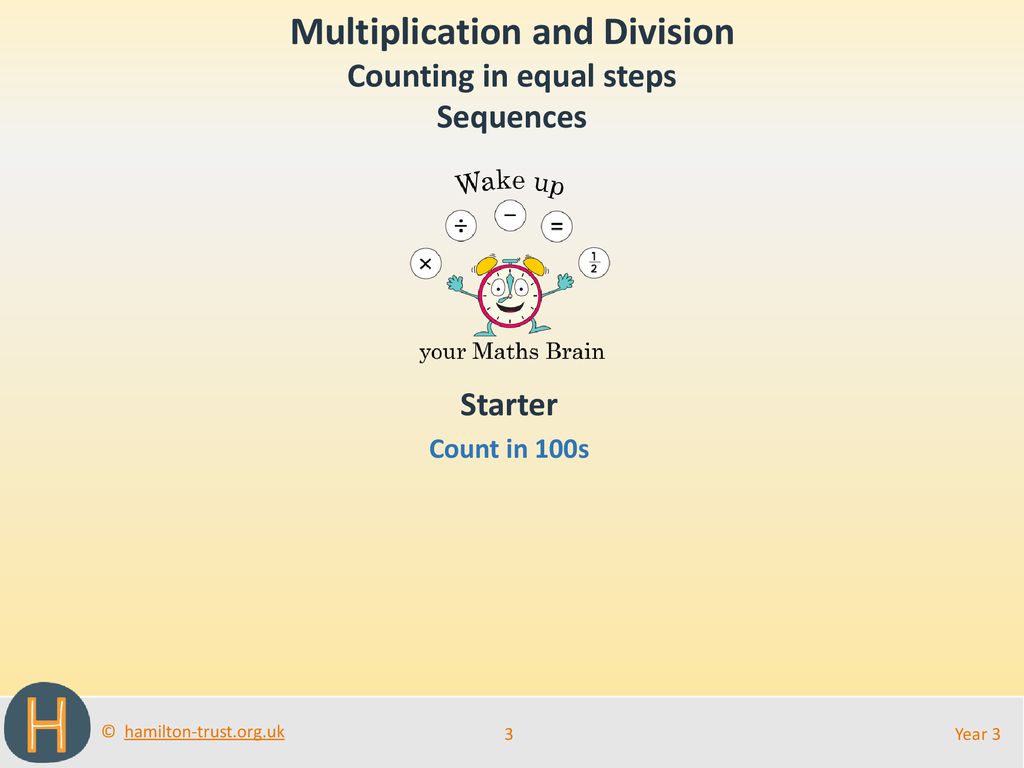 Multiplication And Division Counting In Equal Steps Ppt Download