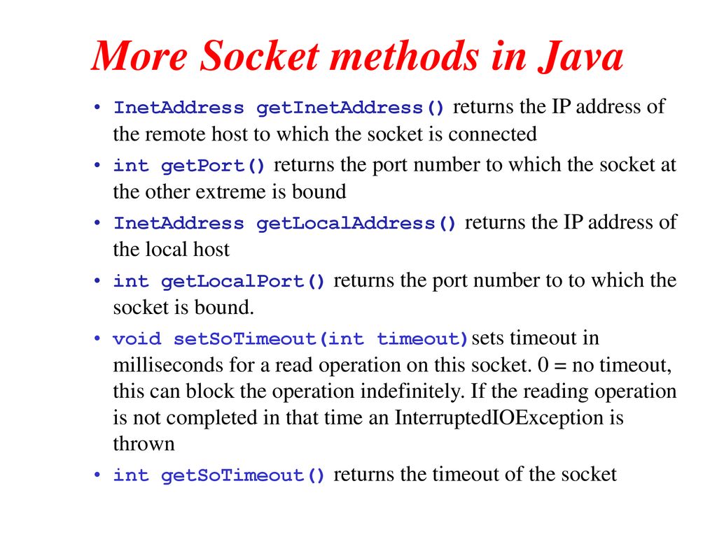 Programming TCP Clients - ppt download